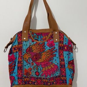 Flying eagle huipil convertible DCbg bag OOAK
